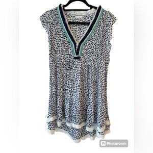 Poupette St. Barry floral ruffled mini dress small